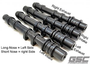 Subaru WRX Camshaft - Exhaust - GSC Power Division - S3 282 Billet - `06-`07 Subaru WRX Camshaft - Exhaust - GSC Power Division - S3 282 Billet - `06-`07